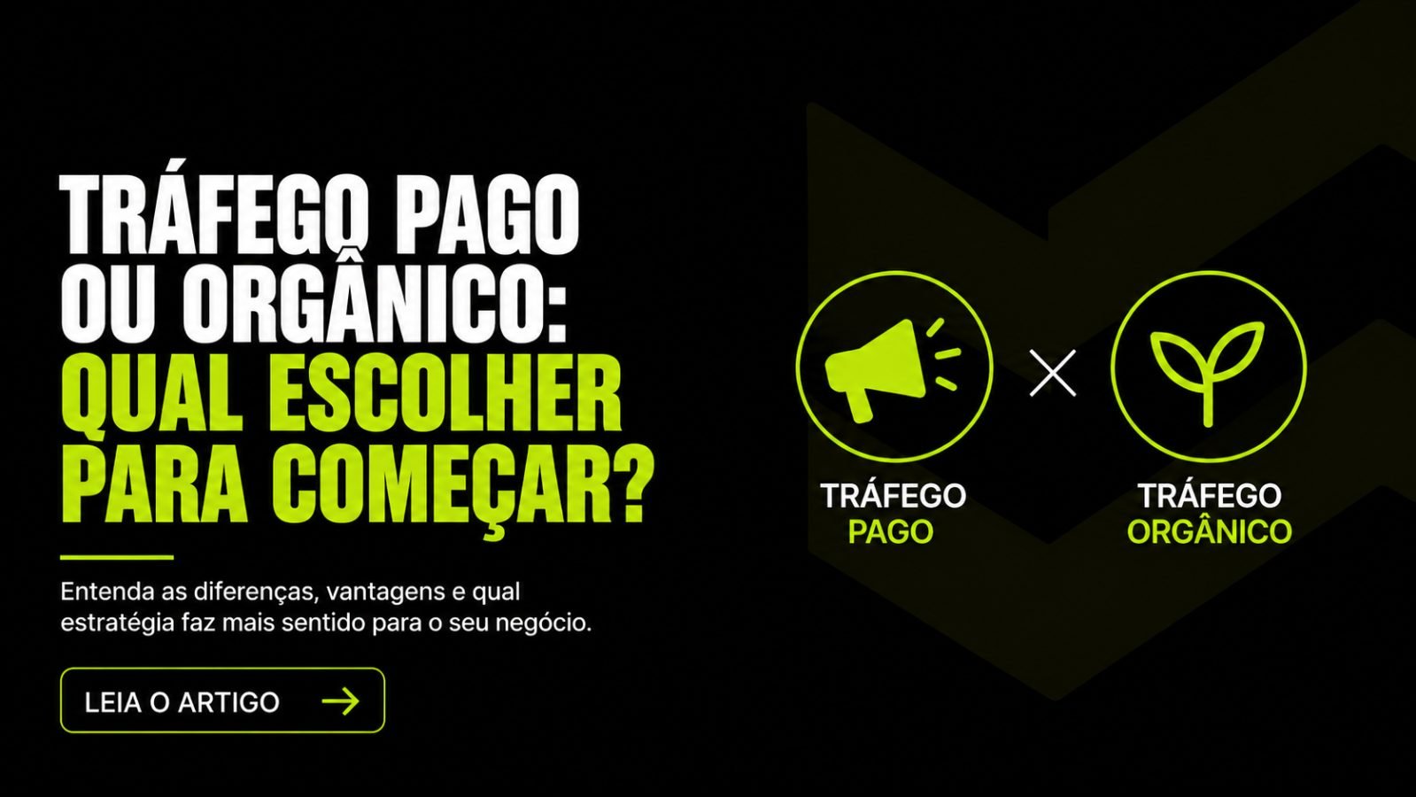 Tráfego pago ou orgânico: qual escolher para começar?